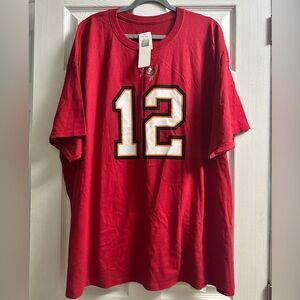 🆕 Tampa Bay Buccaneers Tom Brady #12 Mens T-Shirt  3XL